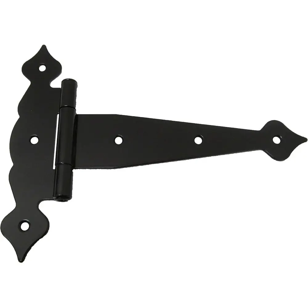 12-Pack Heavy-Duty 8 Steel Shed Door Hinges with Screws, Ideal for Storage Sheds, Barn Doors, and Gates