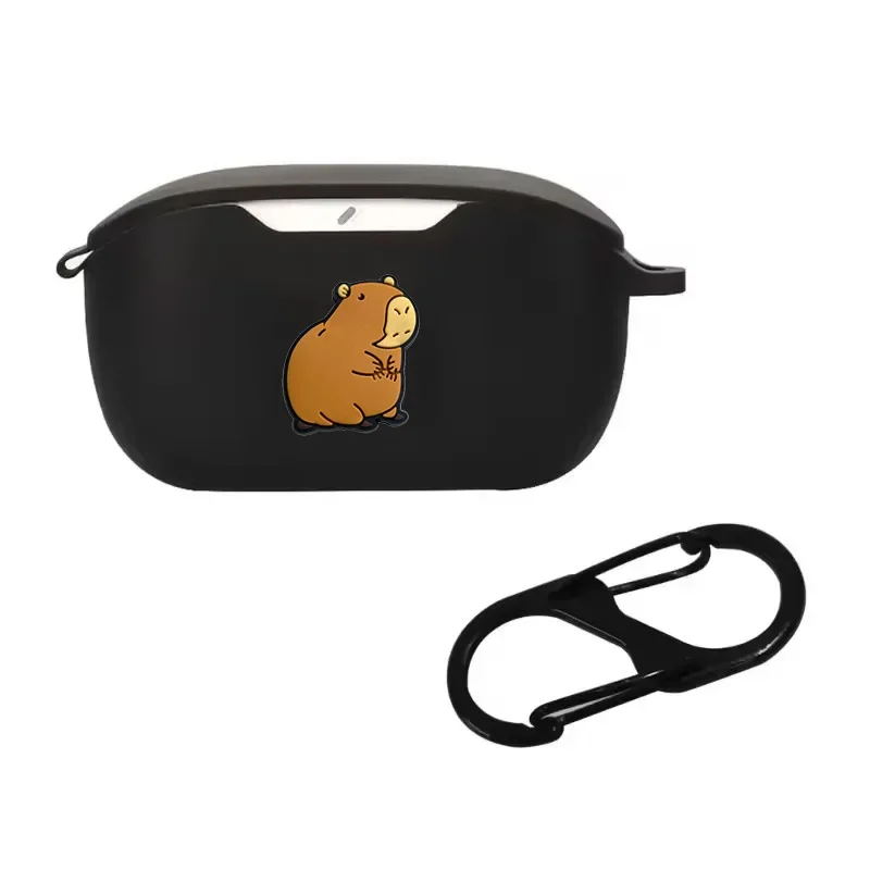 Animal Capybara Earphone Case for JBL Wave 100 TWS / Wave Buds Silicone Blutooth Earbuds Charging Box Protective Cover view 4