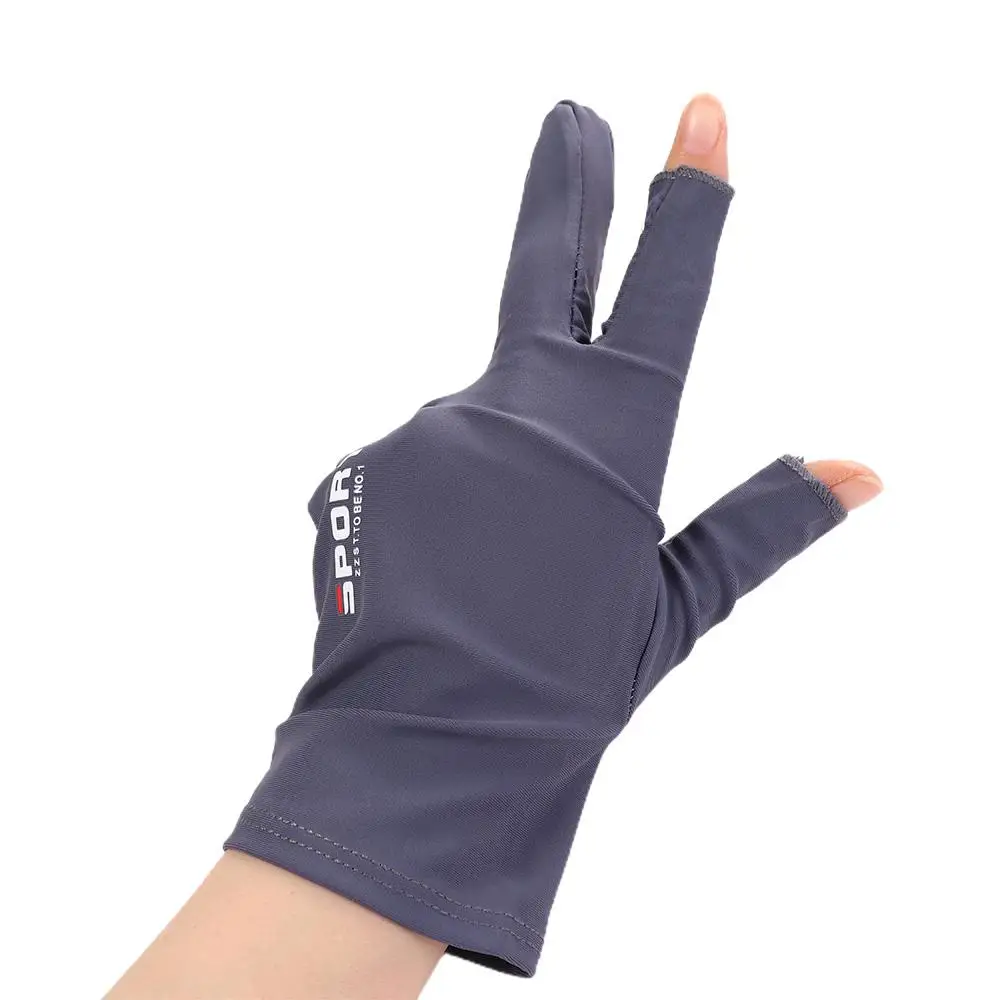 Sport Sun Protection Driving Climb Mountains Solid Color Ice Silk Gloves Non-slip Mittens Men Elastic Gloves Half Finger Gloves