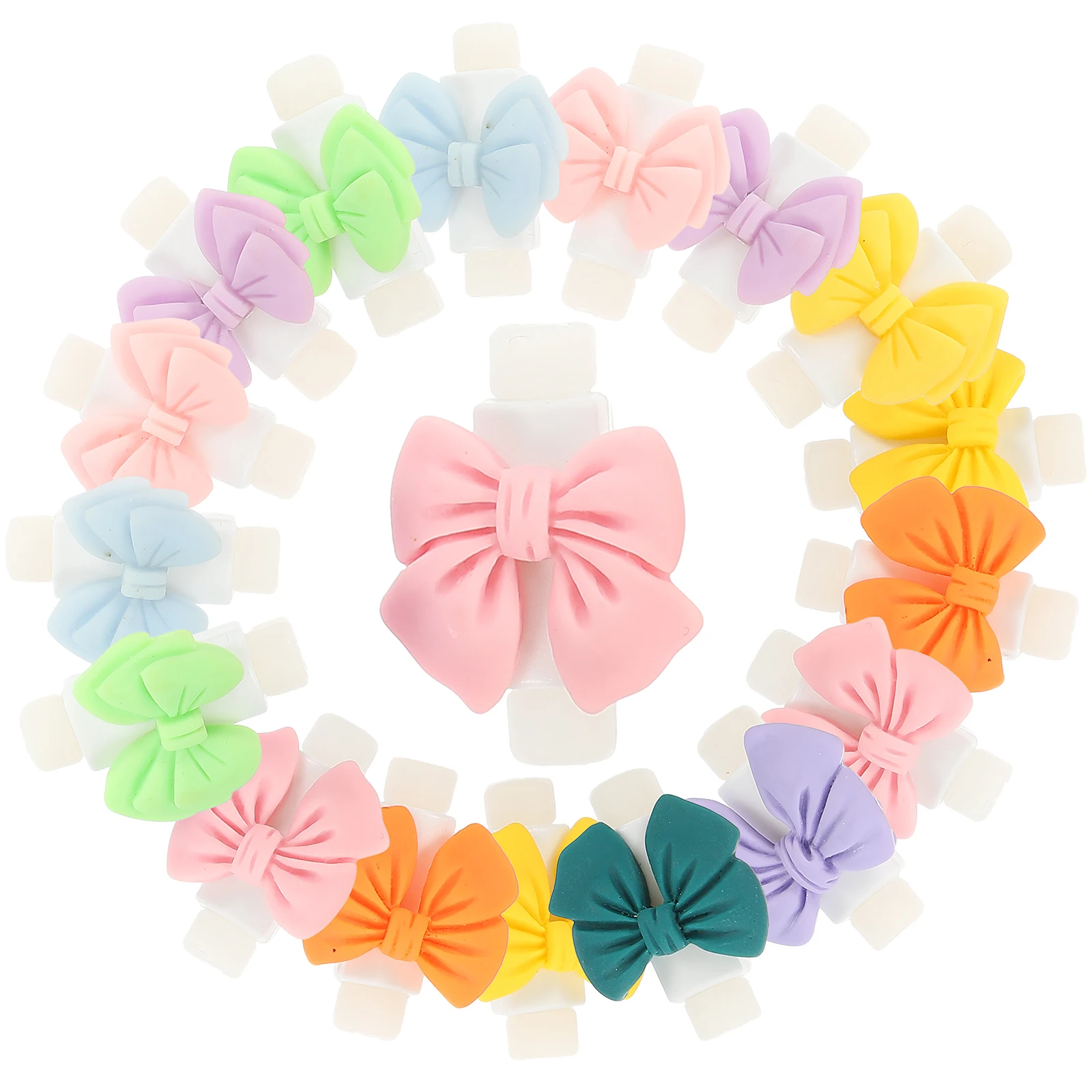 

10 Pairs Charging Cover Bowknot Organizer Lovely Sleeve Cartoon Data Cable Protective Home Cable Protector Mixed