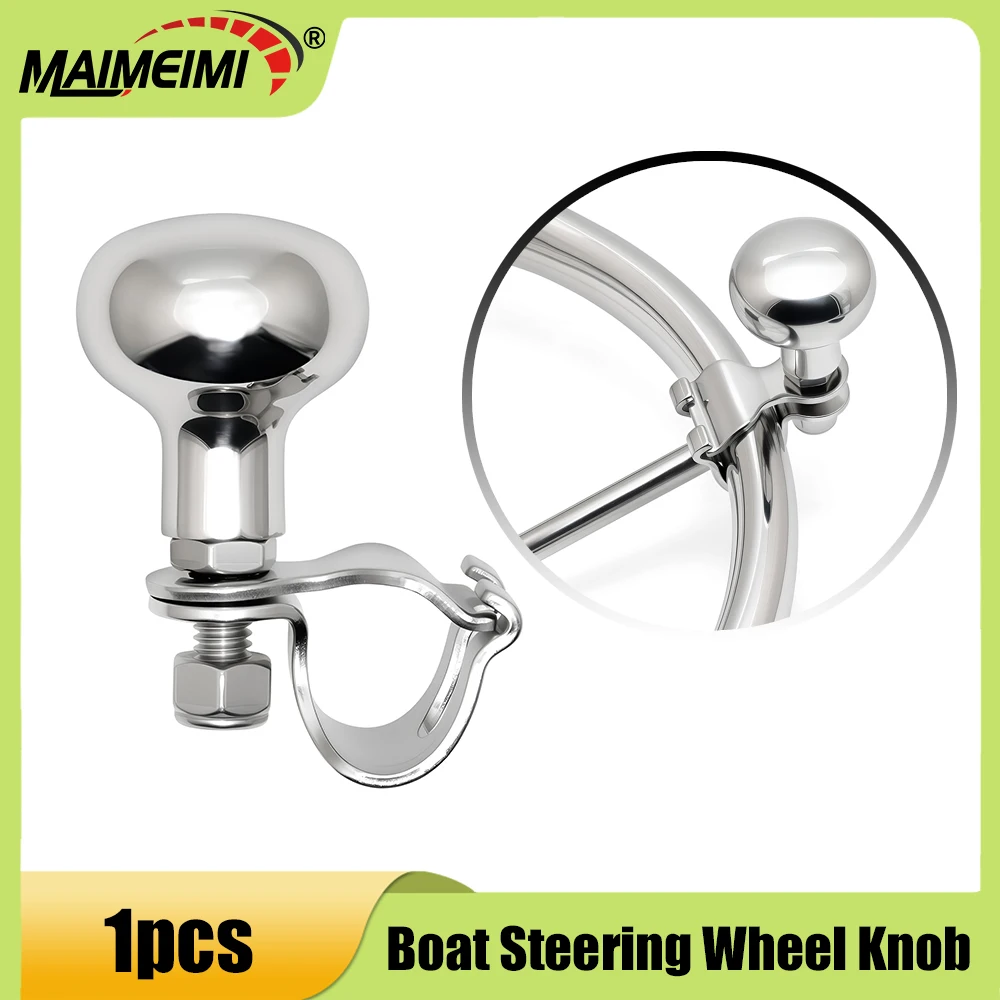 

Turning Steering Wheel Booster Spinner Knob 360 Degree Rotation Stainless Steel 316 Bearing Power Ball Handle Boat Hardware