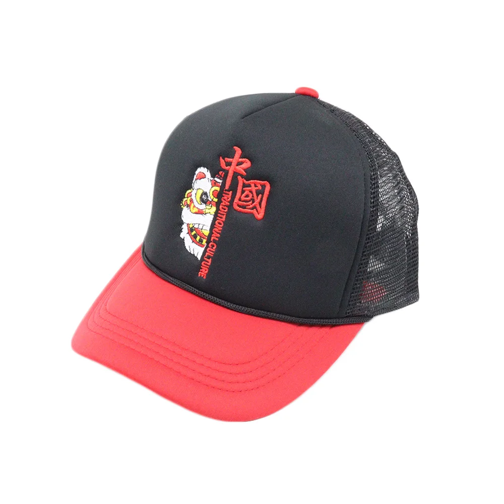 

Summer Men's Mesh Baseball Cap Sport Chinese Lion Snapback Caps for Women Unisex Hip Hop Breathable Net Trucker Bone Gorras