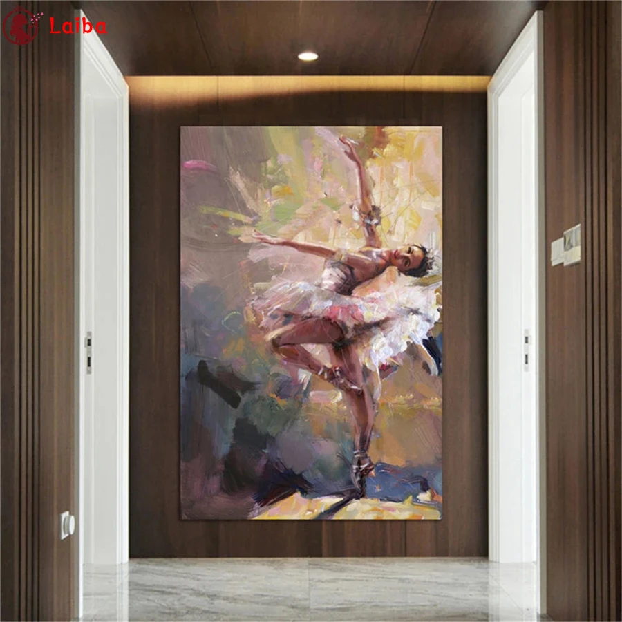 

New diamond painting Abstract art dancing woman cross stitch 5d diy diamond embroidery full Square round diamond mosaic