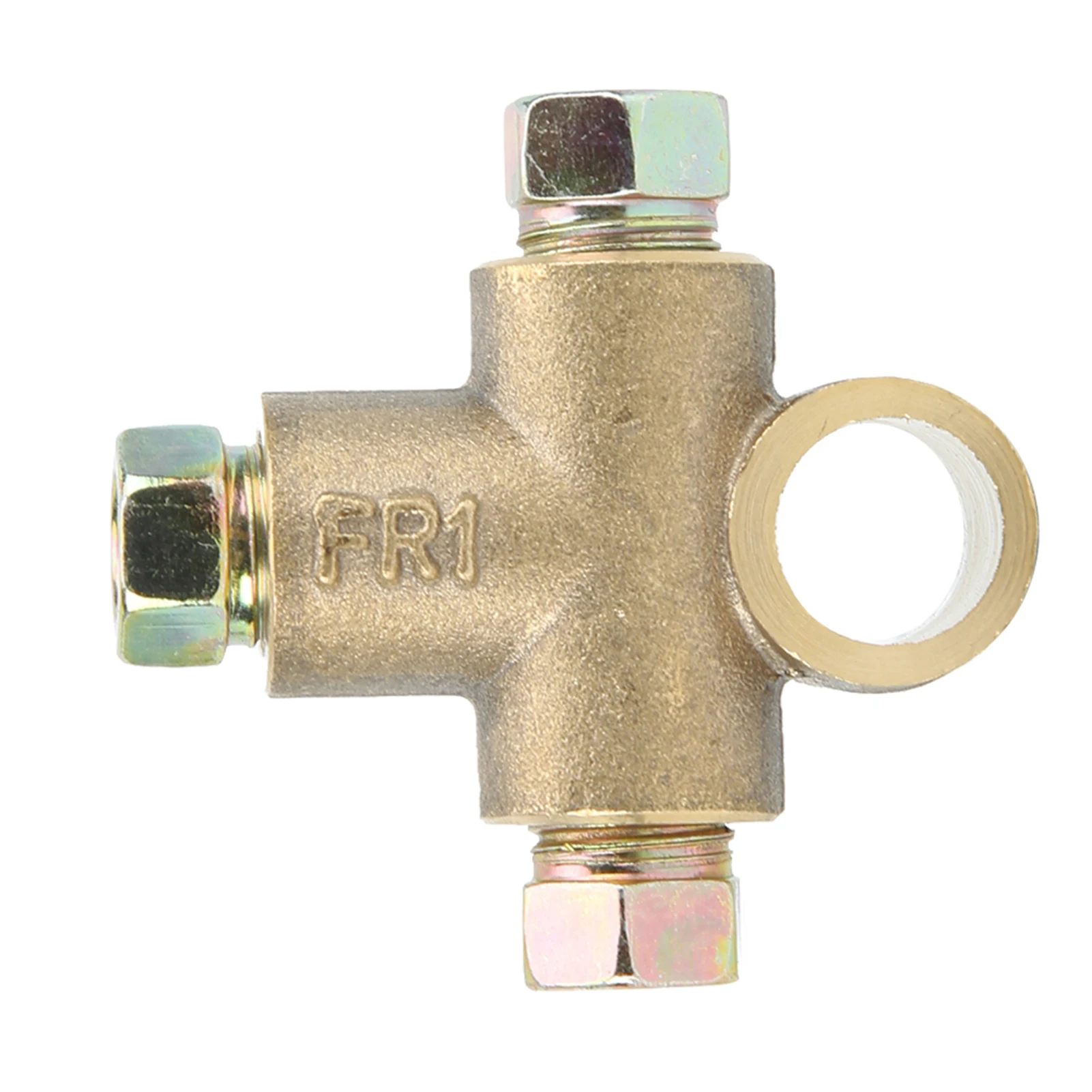 Trójdrożny T w kształcie litery T z 3 męskimi nakrętkami krótki związek rury M10 3/16 cali 10mm