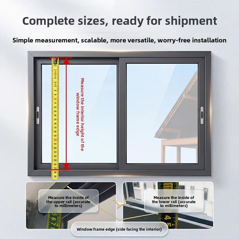 Household Non-punching Window Exhaust Fan, Free Installation, Non-opening Glass Window Ventilation Fan, Strong Silent Exhaust