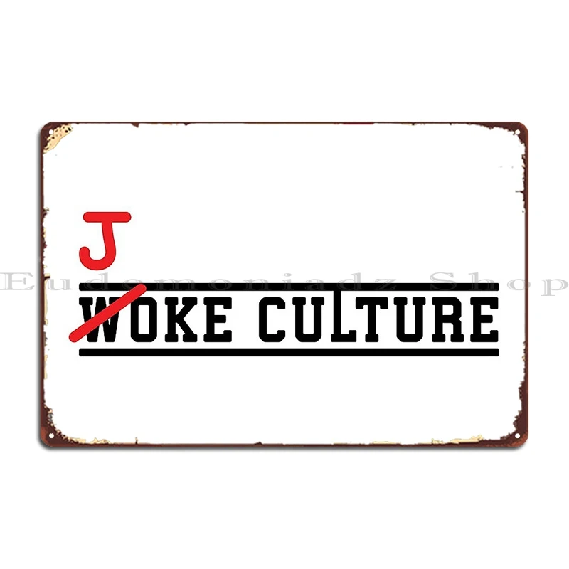 Копия проснувшейся культуры, шутка, культура, металлический знак, искусственная картина, персонализированный клубный бар, жестяной знак, плакат