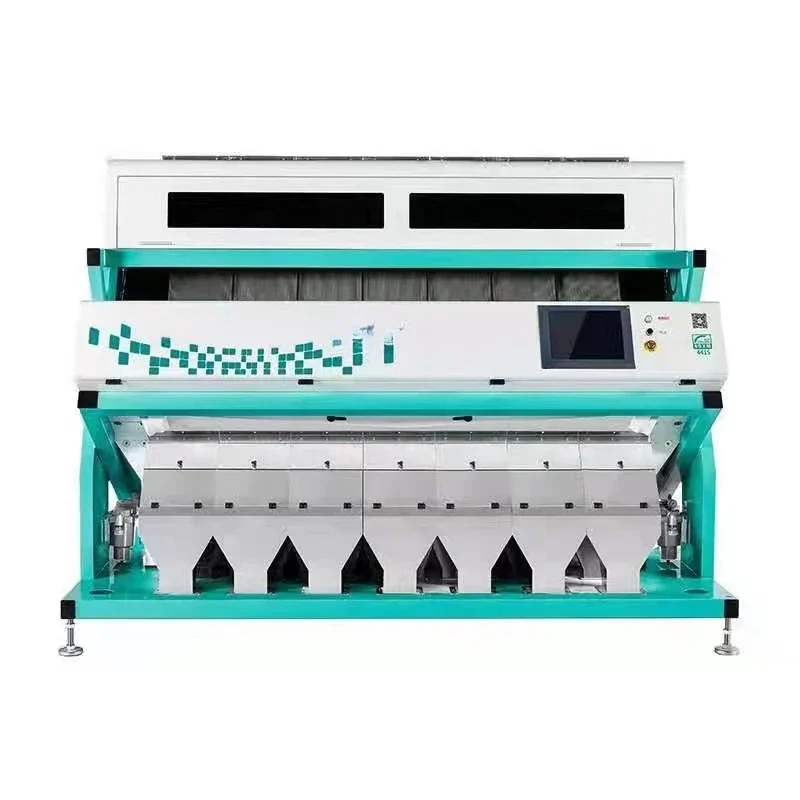 7 Chute color sorter/beans rice sorting machine with color sorter