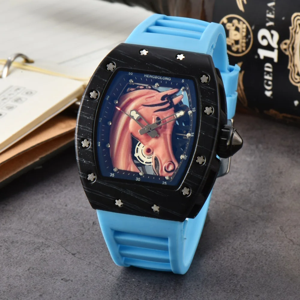 New Fashion Double sided Hollow New Manufacturer Wholesale Wine Bucket Fashion quartz Watch Male