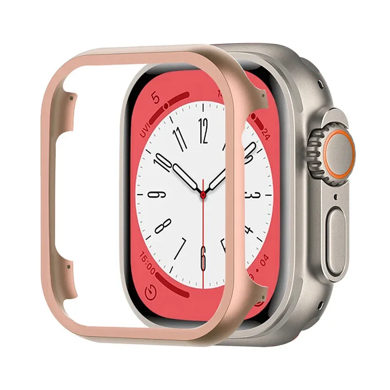 Aluminum Alloy Case For Apple Watch Series Ultra 2 49mm 9 8 7 45mm 41mm Protective Frame iWatch 6 5 4 3 SE 44mm 42mm 40mm Shell