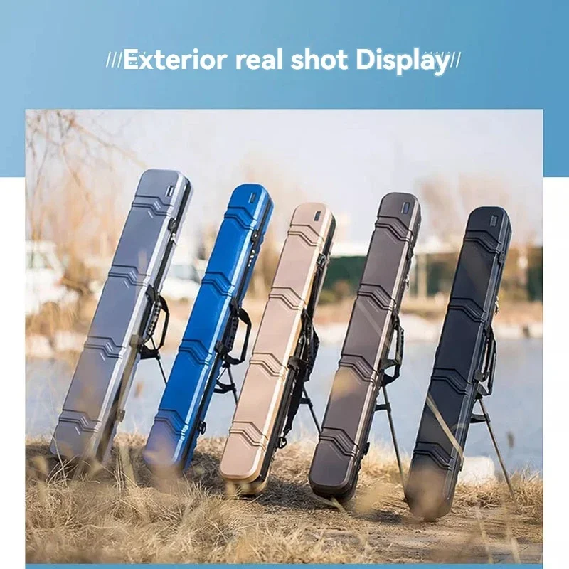 

Fishing rod bag, hard-shell waterproof fishing tackle bag, multi-functional fishing bag, lightweight and portable umbrella bag.