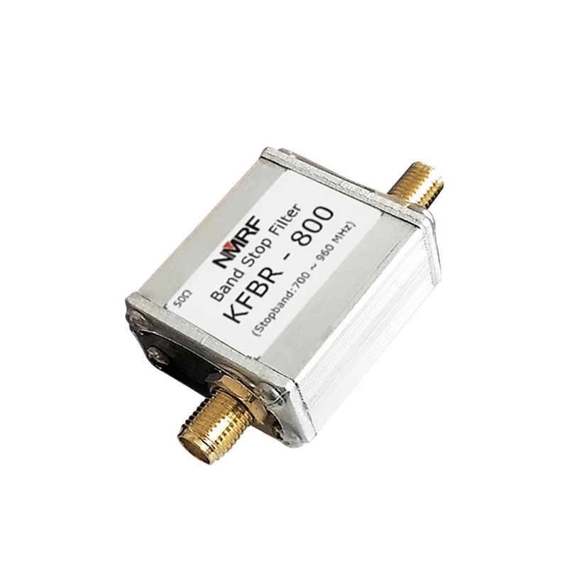 Perangkap Filter Band-stop 700 ~ 960MHz Menghilangkan Gangguan dari Komunikasi Nirkabel Sinyal 800 900M dengan Konektor SMA-F