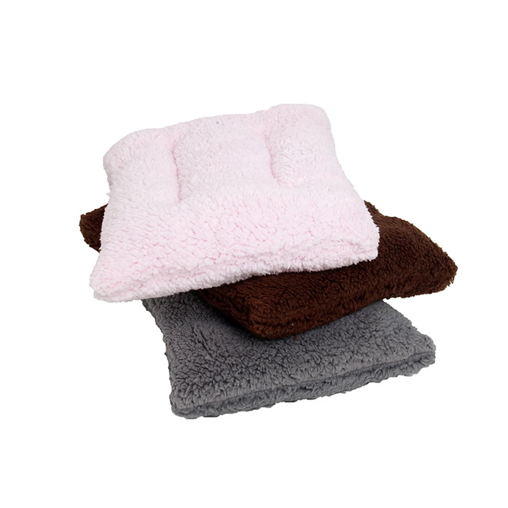 

Small Animal House Soft Fleece Guinea Pig Bed Machine Washable Lightweight Hamster Mat Easy Pet Nest Pad Chinchilla Cotton