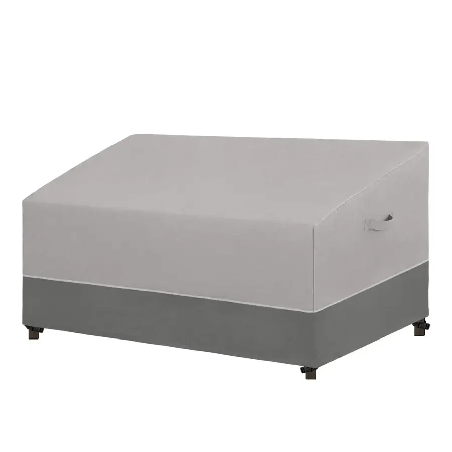 

Patio Sofa UV Resistant Outdoor Couch Bicolor 3Seater Bench Waterproof Furniture Cover with Reflective Hemming 64Wx35Dx31H inch,