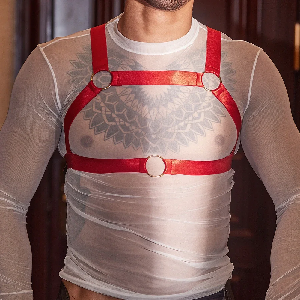 

All Season Lingerie Hollow Rope Clothing Sleep Time Romantic Night Applicable For Male Comfortable Wear Home And Hotel Use