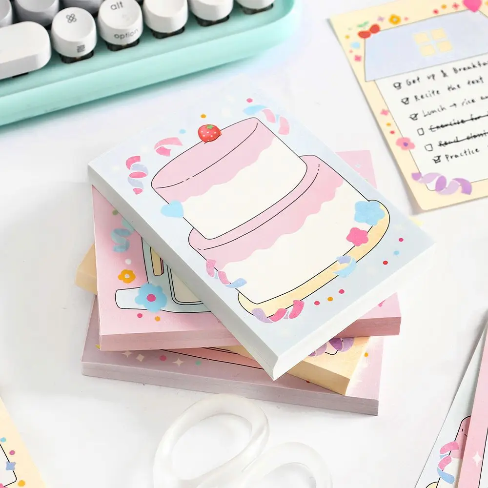 MINKYS-Bloc de notas tipo teléfono móvil Kawaii, papel para hacer lista, diario, nota Paperlaria, Material de papelería DIY, 80 hojas