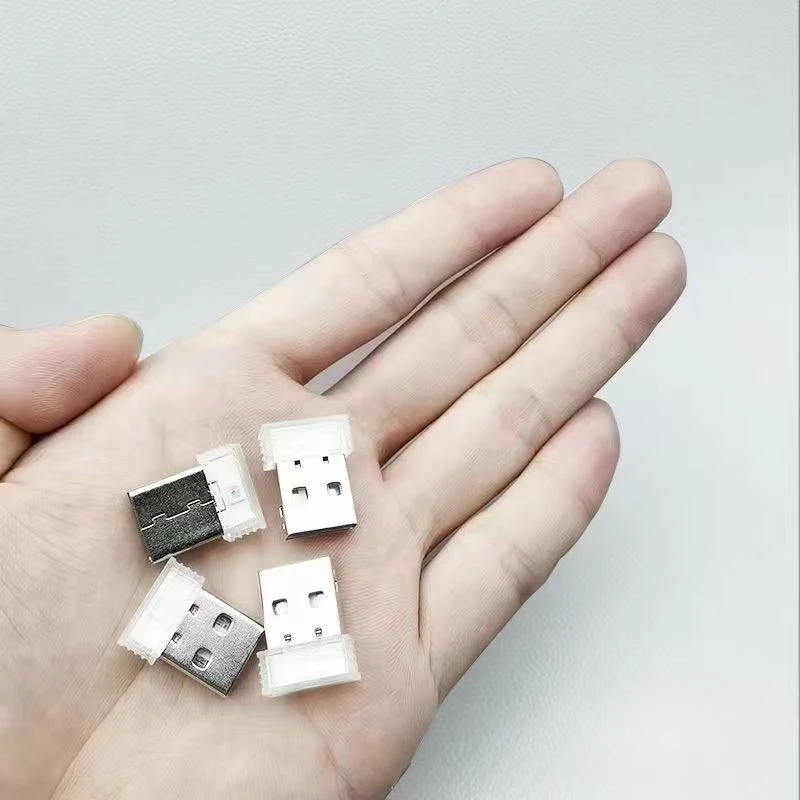 USB 무선 차량 주변 조명, 다채로운 범용 음성 제어 LED 인테리어 조명