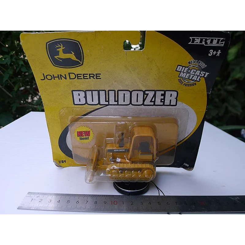 Diecast ERTL 1:64 Scale Bulldozer Alloy Car Model Collectible Toy Gift Souvenir Display Ornament