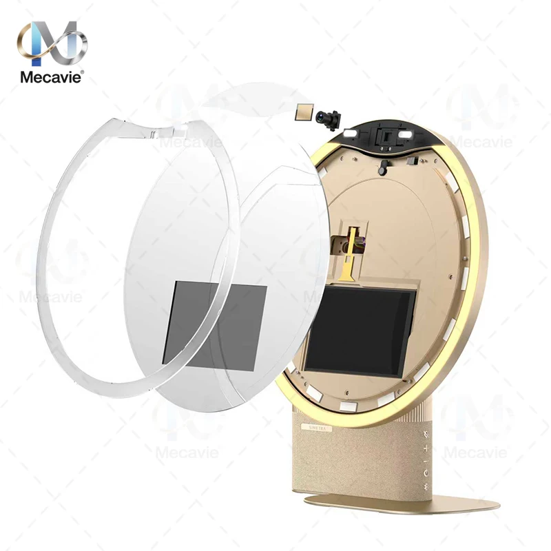 2026 tecnologia mais recente AISIA Q1 3D AI Analisador de pele facial Detecção de problemas de pele Diagnóstico 8 espectro Análise profissional