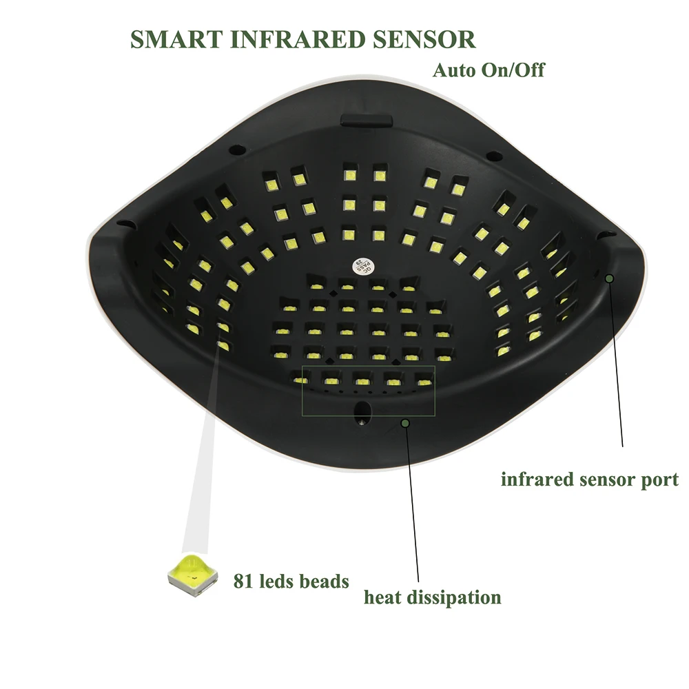 TFSCLOIN SUN X23 Max professionele led-nagellamp, met slimme infraroodsensor, voor dunne gellak of donkere kleur en pijnloos