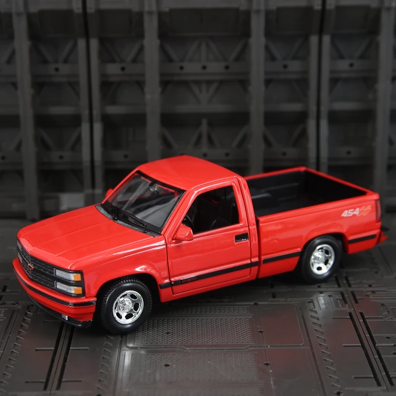

Maisto 1:24 Модель пикапа Chevrolet 454 SS 1993 года, имитация, из сплава, с открывающимися дверями, коллекционная, аксессуар для автомобиля