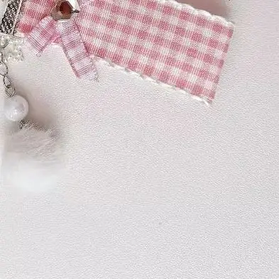 

Hello Kitty Bowknot Keychain Love Hair Ball Charm Pendant Keyring for Women Girls Jewelry Gift Bag Decor