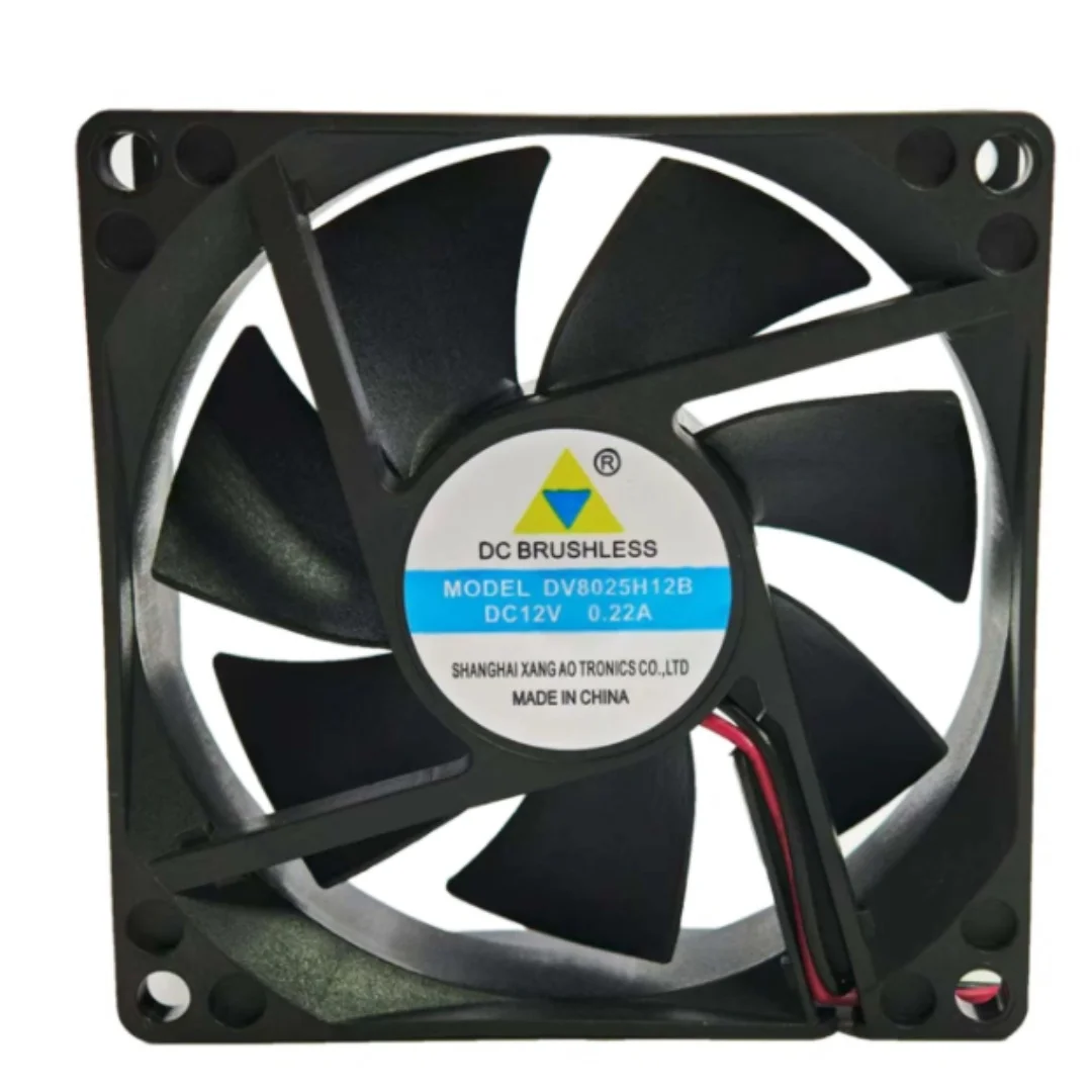 

DV8025H12B DC 12V 0.22A 80x80x25mm 2-Wire Server Cooling Fan