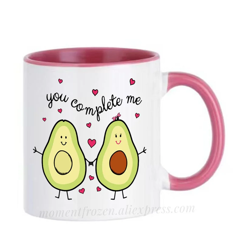 Avacado Cups for Couples,Coffee, Tea Mugen,Couples,Wife,Husband,Boyfriend,Girlfriend, Lover, Coffeeware, Tableware, Home Teaware