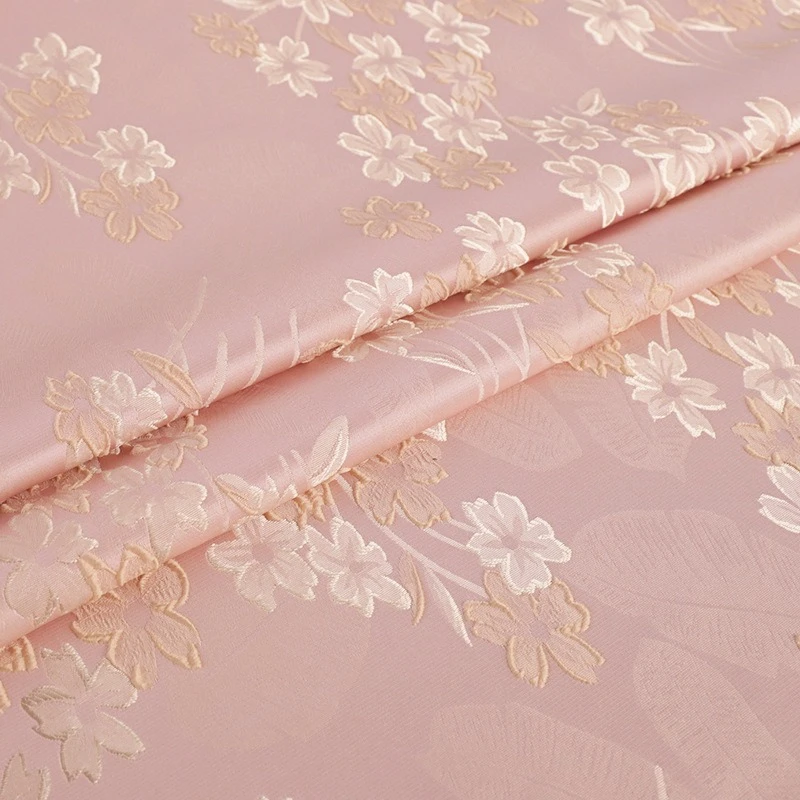 

Floral Crabapple Jacquard Brocade National Trend Hanfu-Inspired Vest Designer Blouse New Chinese Clothing Material Wholesale