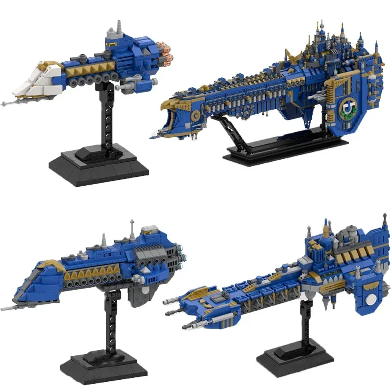 

Moc Building Blocks Heavy Cruiser Model Technology Brick DIY Assembly Construction Spacecraft Model Toy Holiday Sets Gifts