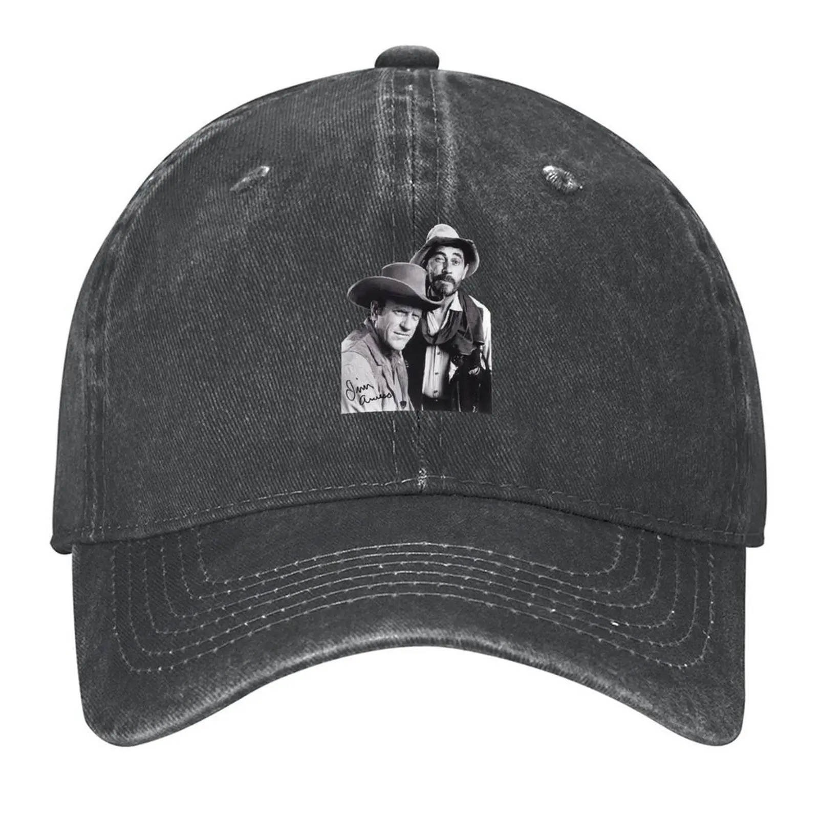 

Gunsmoke Series James Arness And Matt Dillon Baseball Cap funny hat beach hat dad hat Vintage Men Luxury Brand Women's