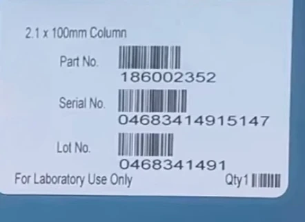 

Новая модель 2026 года [UPLC column] сверхвысокоэффективная 186002352 186005297