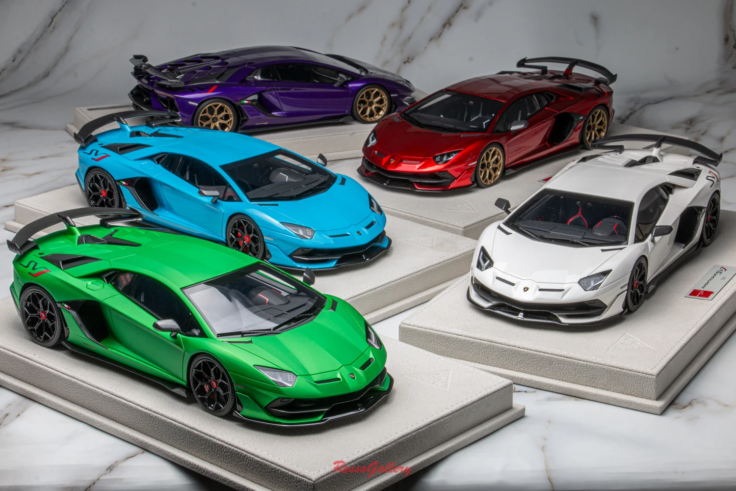 Make Up 1:18 For Aventador SVJ 2018 Limited to 80 Units Worldwide Limited Edition Resin Metal Static Car Model Toy