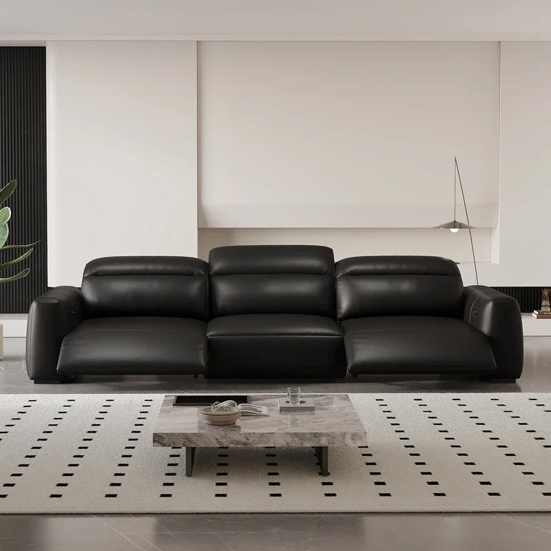 

Electric New Arrival Sofas Luxury Relax Reclining Designer Modern Sofas Leather Italian Canape Salon De Luxe Home Furniture