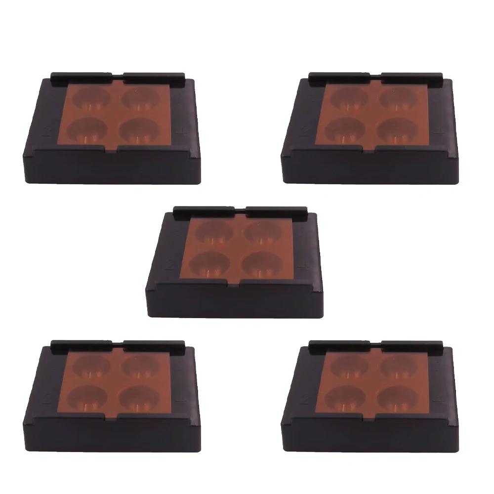 

5Pcs Dental Teeth Shade Guide Storage Box for Veneers Membrane Denture Retainer Molar Organization