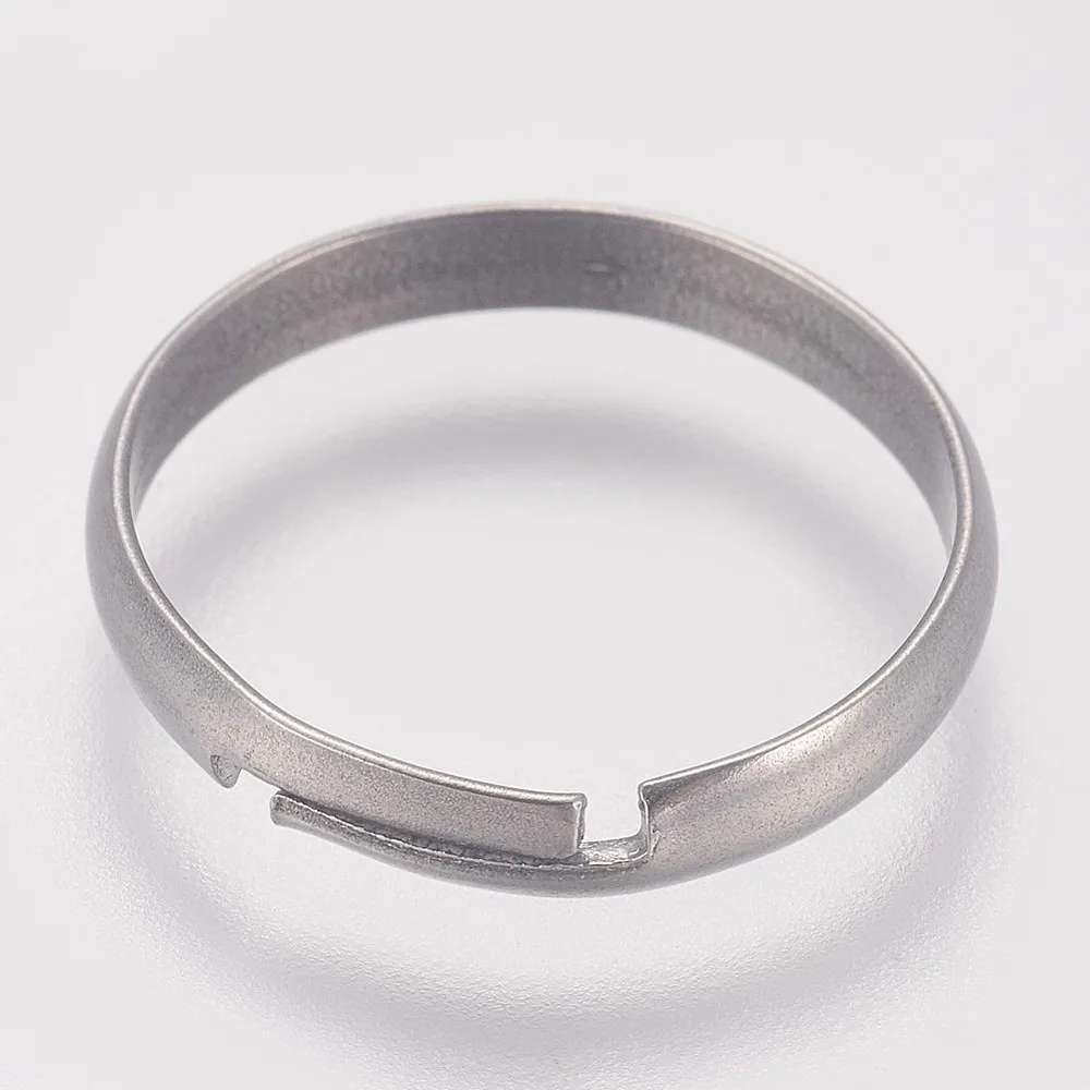 50個 変色しにくい316サージカルステンレススチール製指輪 - Ring Set Adjustable のレビューと価格
