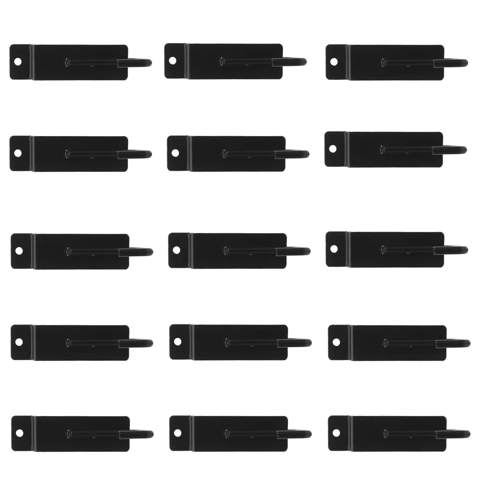 15Pcs Garage Wall Hooks Heavy Duty Metal Utility Hangers Slat Board Panel Accessories for Tool Storage Organization Pegboard