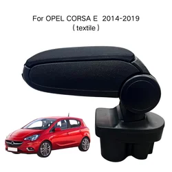 Armrest For OPEL CORSA E  2014-2019 Textile Custom Fit Center Console Storage Box Vehicle Accessories Comfortable Driving