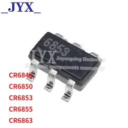 10pcs/lot CR6848 CR6850 CR6853 CR6855 CR6863 SOT23-6 CR6848S CR6850S CR6853S CR6855L CR6863B SMD Switching power supply chip IC