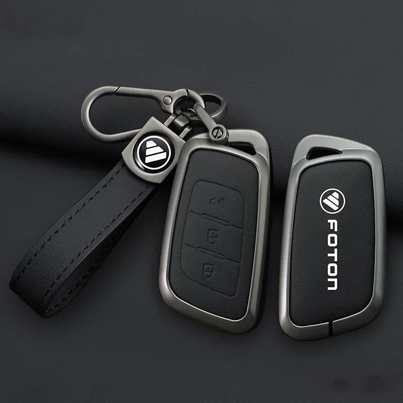 Zinc Alloy Car Smart Remote Key Case Cover Protector Shell For Foton Senior General G9 Landscaper Yutu 9/8 pickup F9 Xiangling Q