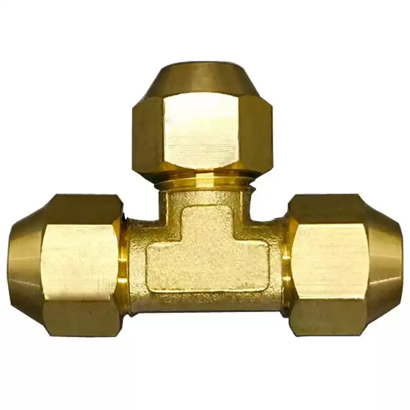 銅フレア接続 4 ミリメートル 6 ミリメートル 8 ミリメートル 10 ミリメートル 12 ミリメートル 14 ミリメートル 16 ミリメートル真鍮継手銅拡張河口フレアアダプタコネクタ