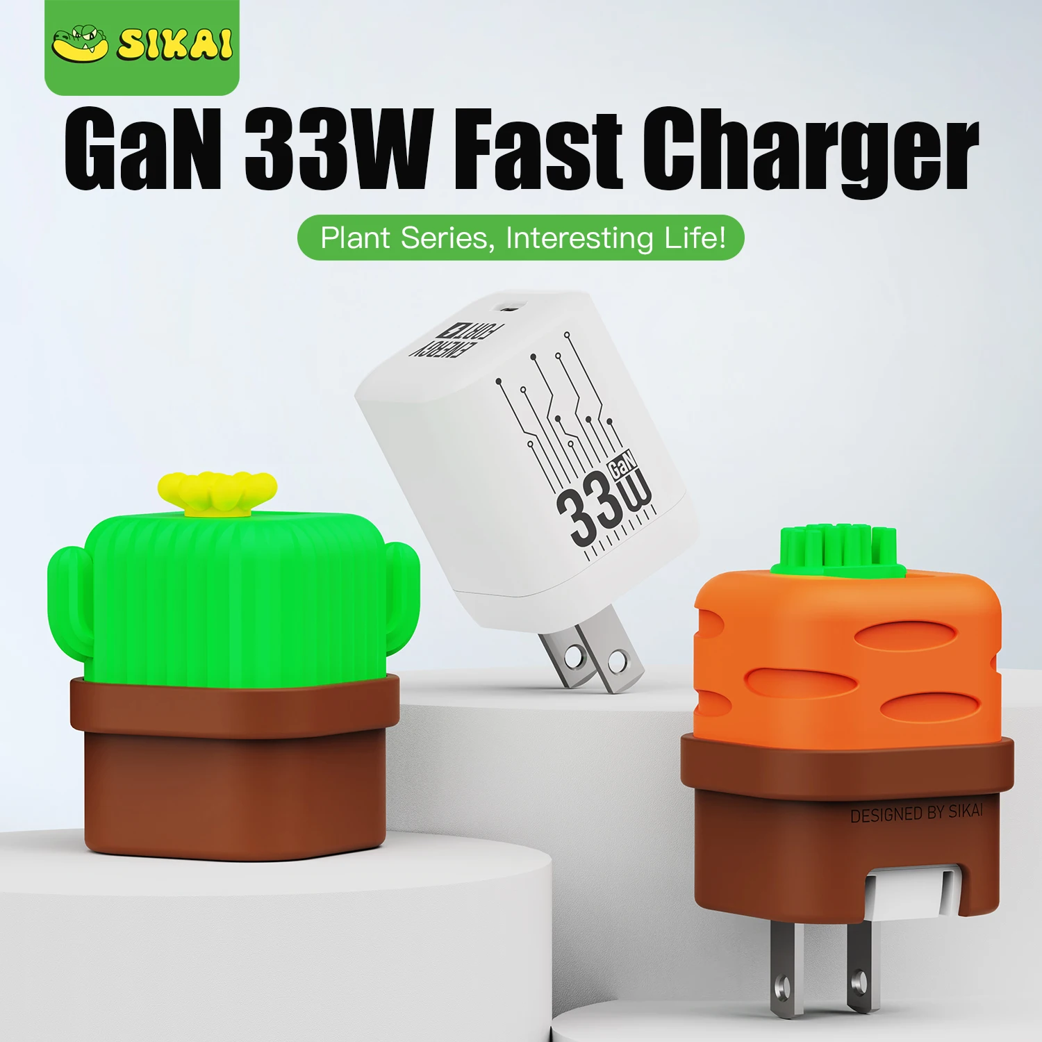 Bloco de carregador de parede usb c 33w tipo c bloco de carregamento rápido carregador de parede adaptador de tomada cubo para iphone samsung telefone tablets