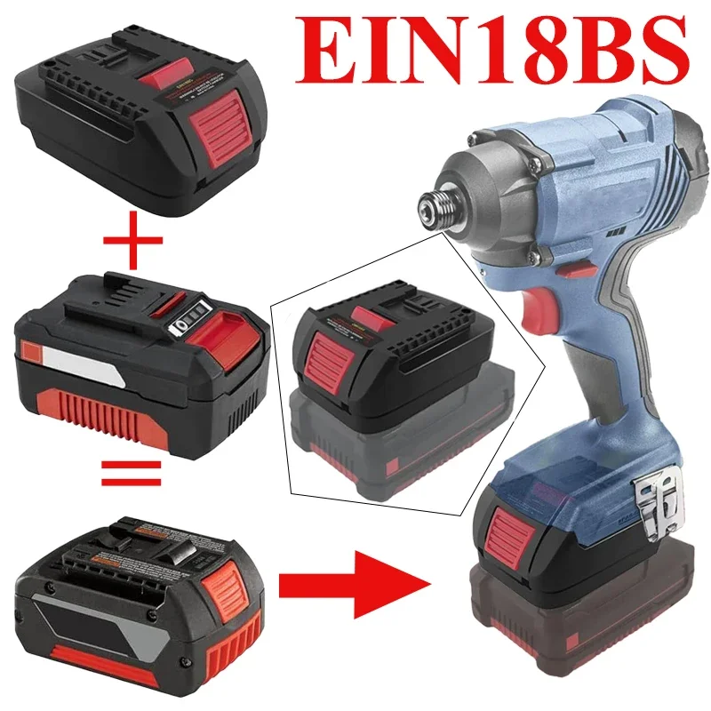 파크사이드 배터리 어댑터 EIN18BS EIN18MT EIN18DL EIN18PAR 용 Makita 용 Bosch 용 18V 리튬 배터리 용