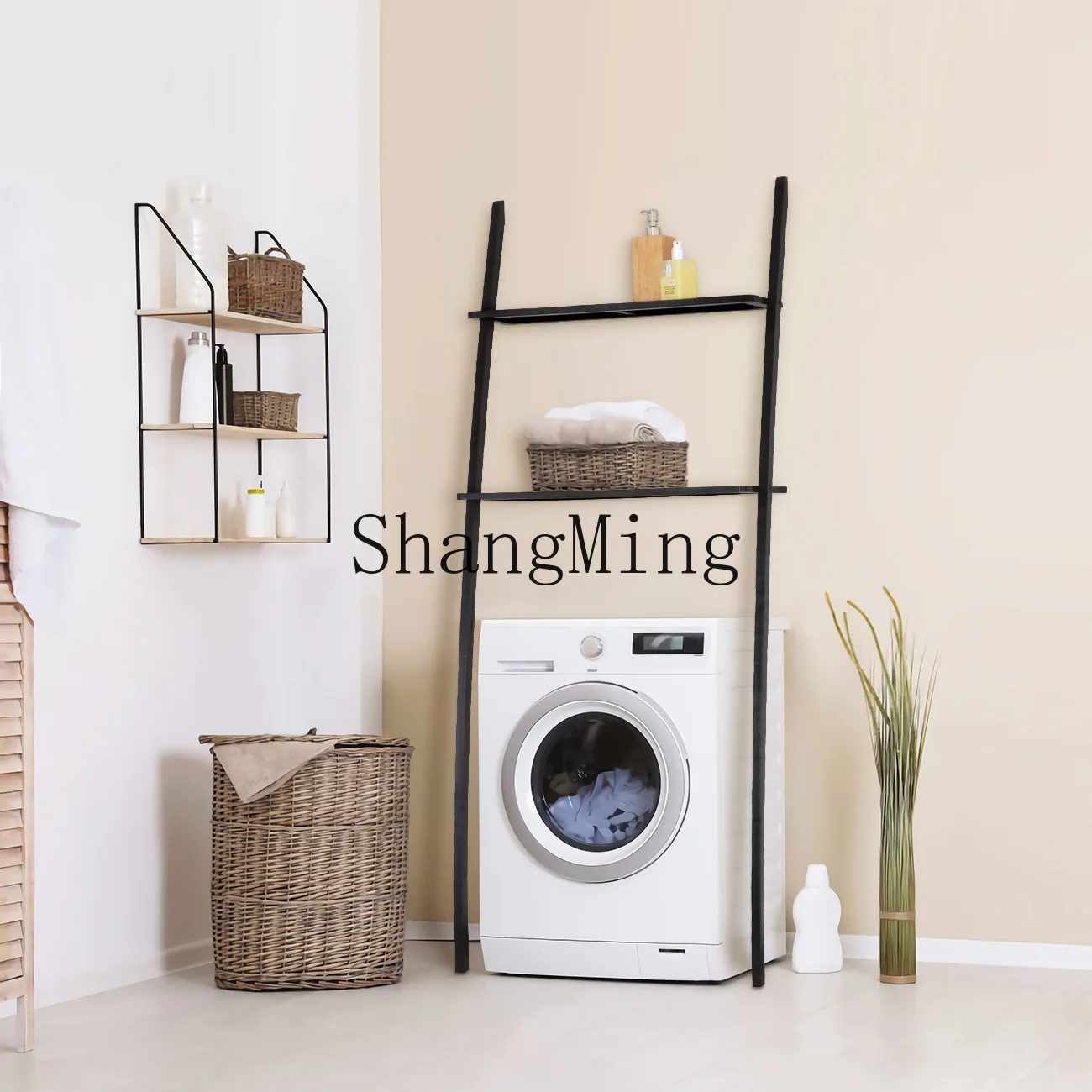 

FG Modern Simple Fashion Toilet Shelf Bathroom Storage Rack Toilet Shelf