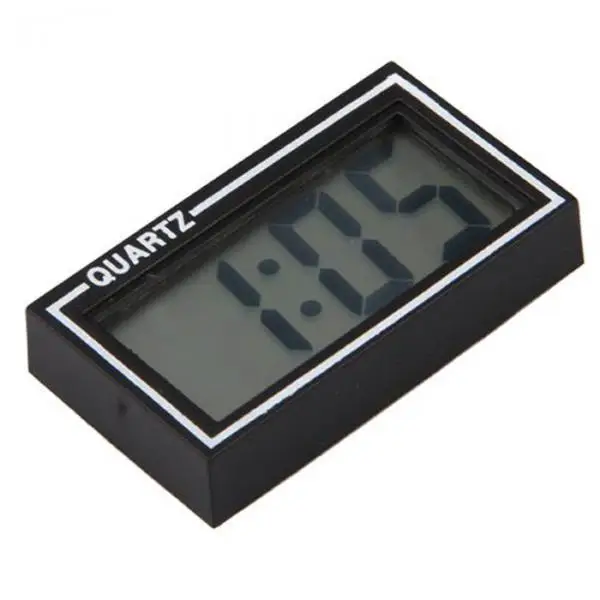 Digital LCD Clock Calendar Date Double Sided Tape for Office