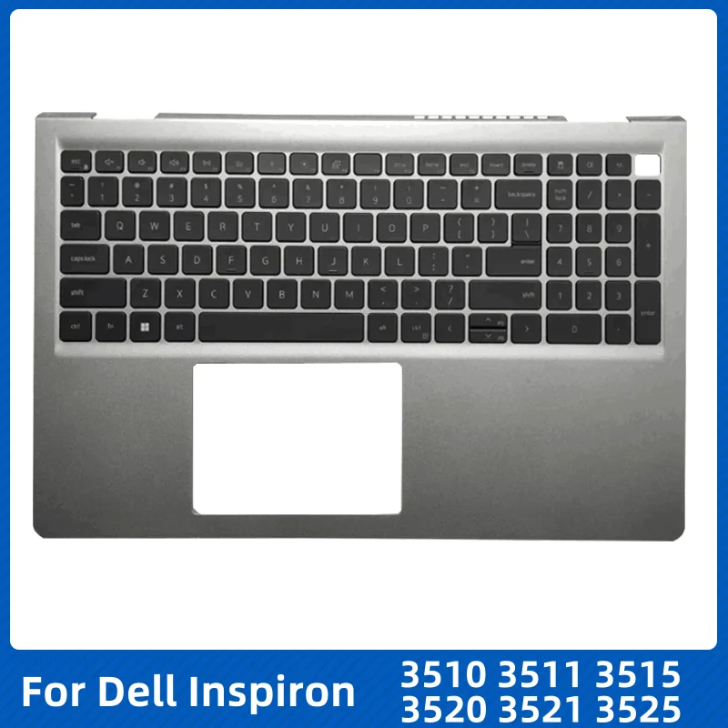 For Dell Inspiron 15 3510 3511 3515 3520 3521 3525 054WVM 0HRHC5 New Laptop Palmrset Upper Cover Original with US Keyboard Case