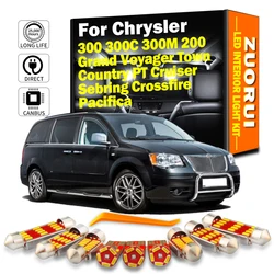 Canbus LED Interior Light Kit For Chrysler 300 300C 300M 200 Grand Voyager Town Country Sebring Crossfire Pacifica PT Cruiser