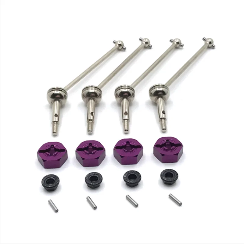 Metall-Upgrade-Adapter für vordere und hintere Requisitenwelle 12 mm für Wltoys 144001 144002 144010 124016 124017 124018 124019 RC Autoteile