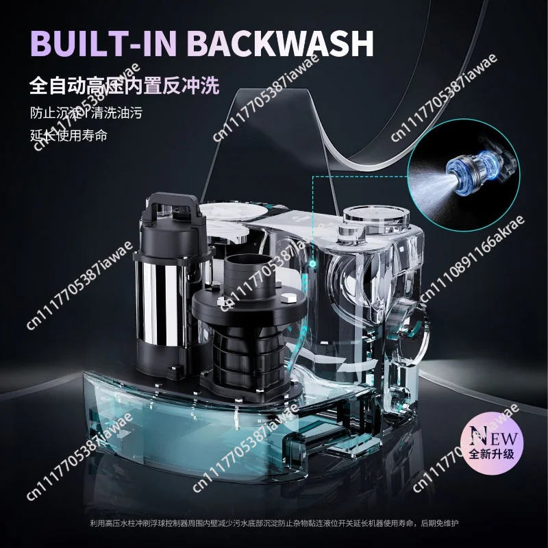 Fully automatic toilet sewage pump lifts villa automatic household basement sewage toilet kitchen sewage