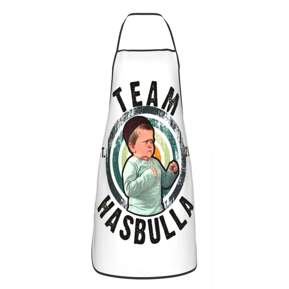 Team Hasbulla Fight Meme Funny Apron Men Women Adult Unisex Kitchen Chef Bib Tablier Cuisine Cooking Baking Painting