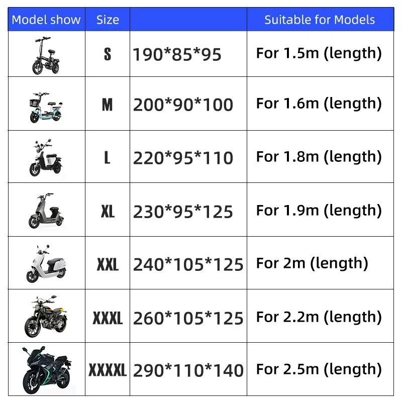 For Ducati Multistrada 1200/1260/S/ST Motorcycle Cover Waterproof Outdoor Motorbike Rain Dustproof Snow Sun UV Protector